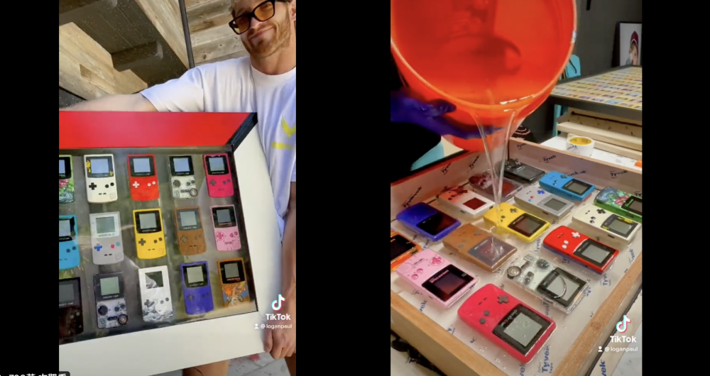 超奢侈！爭議網紅 Logan Paul 自製「Game Boy 展示框」卻意外被罵翻？