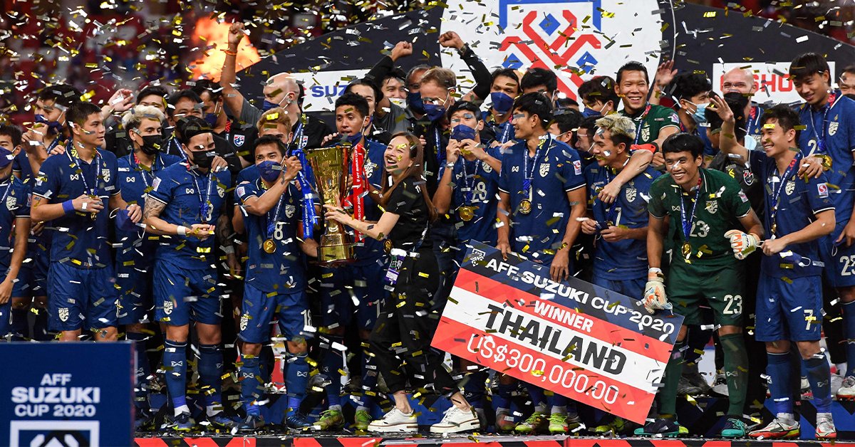 ◤铃木杯◢ 总成绩6比2挫印尼 泰国第6度称王