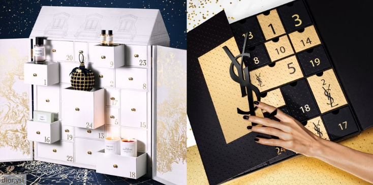 美到窒息！2022絕美「聖誕倒數月曆」DIOR小蠟燭、YSL彩妝香氛…每盒都擊中美容香氛控的心～
