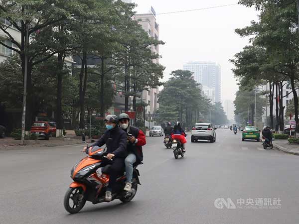 越南河内空污严重 咳嗽呼吸困难住院增15%